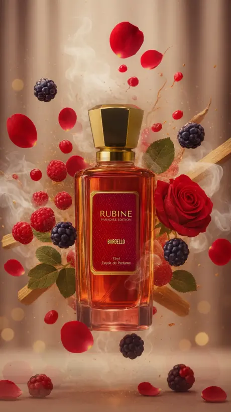 parfum niche intense fruits rouges rose bargello rubine extrait maroc